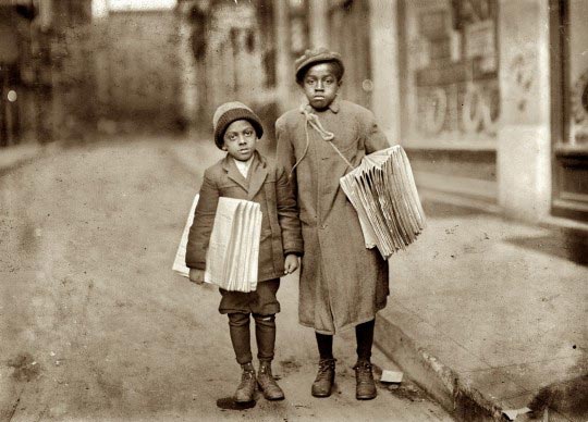 Lewis Hine, Buster and Eldridge, 1912 ©