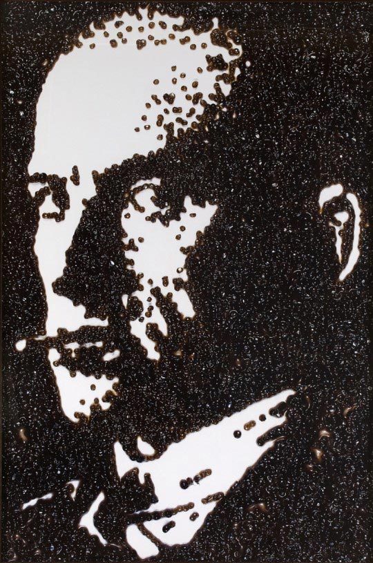 Vik Muniz, Maiakowski, After Rodchenko (Pictures of Caviar), 2004 