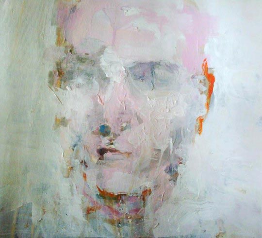 Edwige Fouvry, Prétendant 02, huile sur toile, 40x40 cm © Edwige Fouvry, Prétendant 02