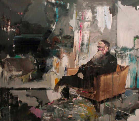 Adrian Ghenie, Self-portrait as Charles Darwin