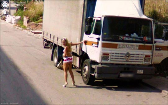 Jon Rafman, Google street view 2010