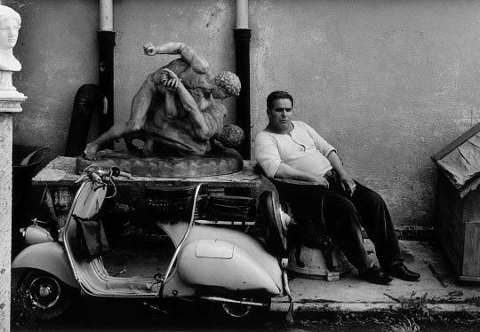 William Klein, Cinecittà, Rome, 1956
