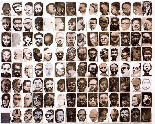 Marlene Dumas, Black Drawings, 1991-1992