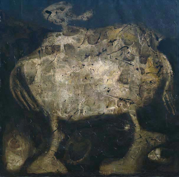 Enrique Brinkmann, Sans titre (1963), huile sur toile, 150x150 cm