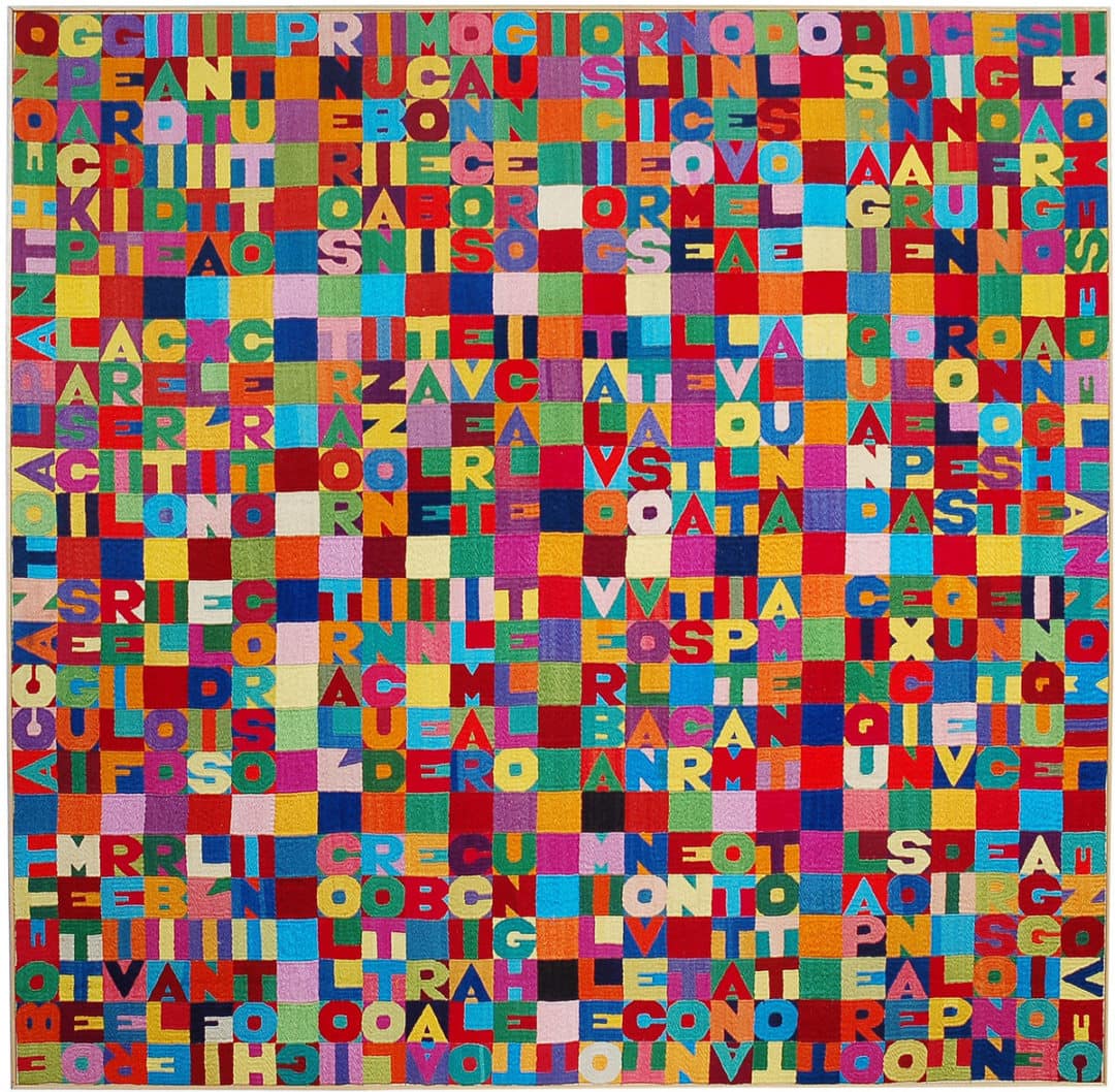 Alighiero Boetti, Aujourd'hui le premier jour douzième mois