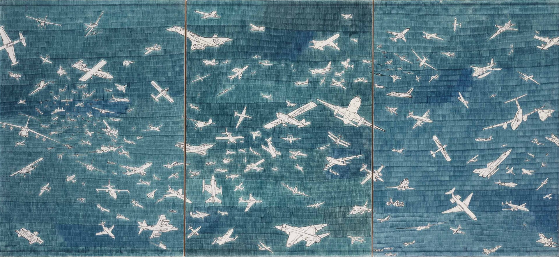 Alighiero Boetti, Aerei