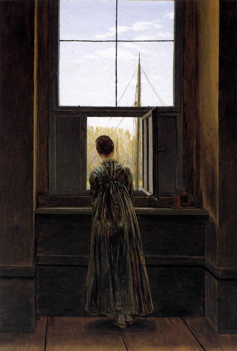 Caspar David Friedrich, La femme à la fenêtre