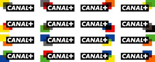 Canal+, déclinaisons du logotype