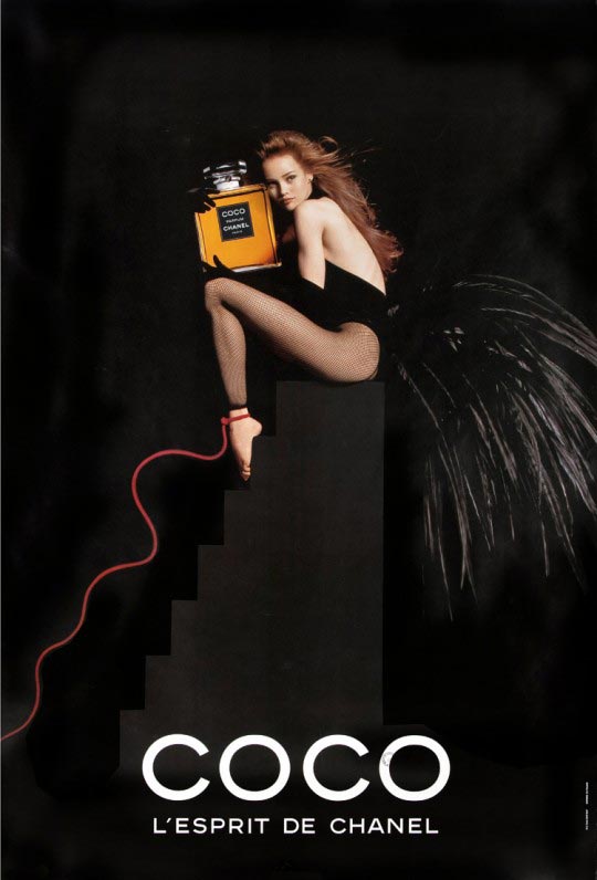 Jean-Paul Goude, Affiche Coco parfum Chanel, 1991