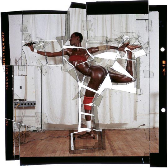 Jean-Paul Goude, Grace revue et corrigée, New York, 1978, Ekta découpé