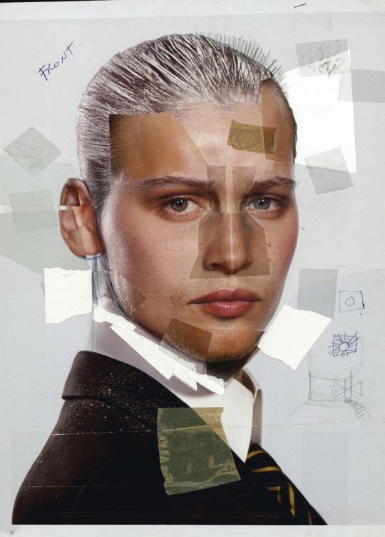 Jean-Paul Goude, Les Galeries Lafayette : L’Homme, Paris, 2004, Collage