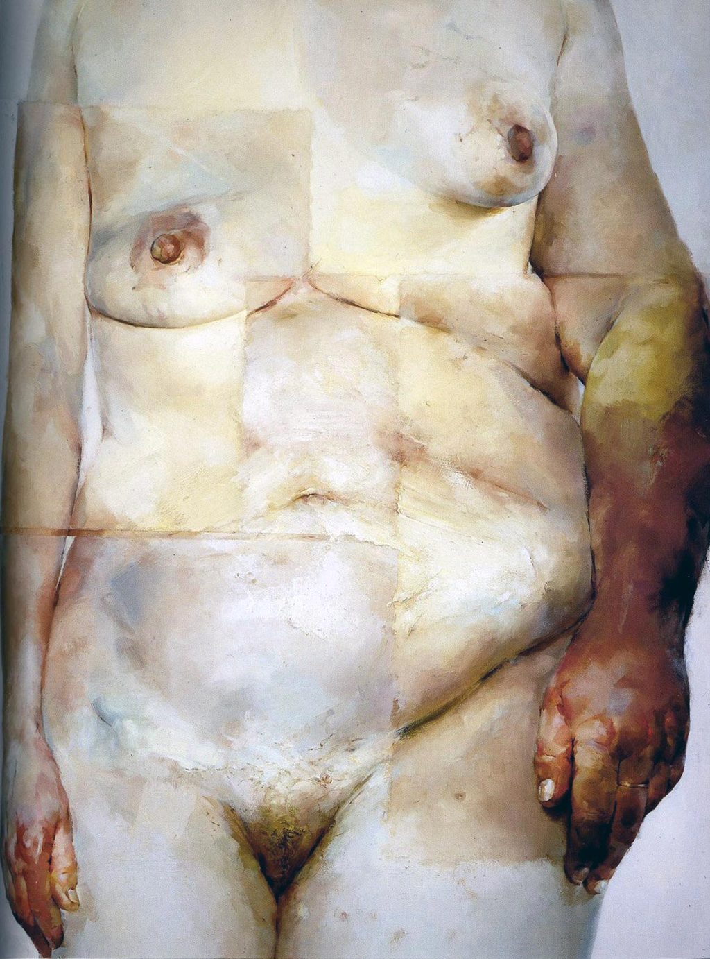 Jenny Saville, Hybrid, 1997, Oil on canvas
