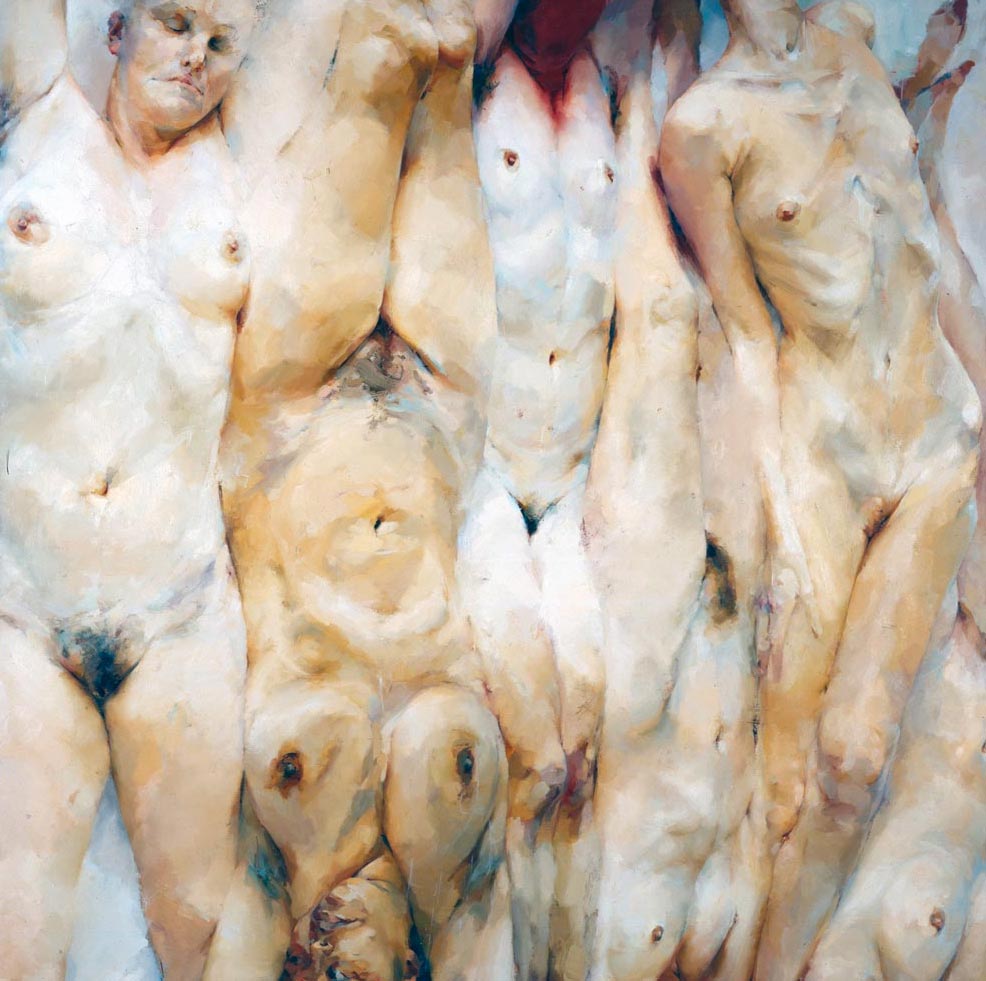 Jenny Saville, Shift, 1996-97, Oil on canvas