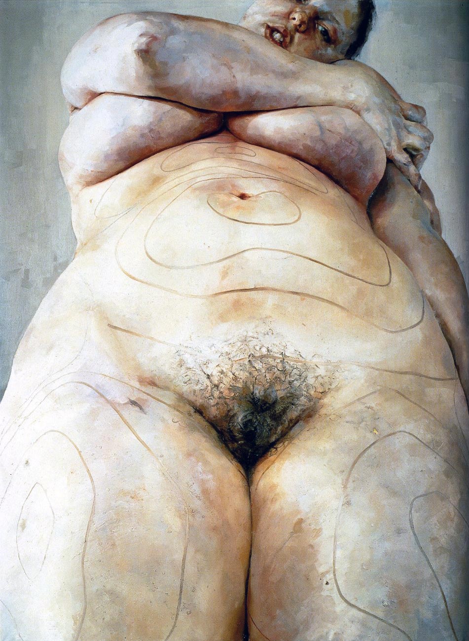 Jenny Saville, Plan, 1993, Oil on canvas