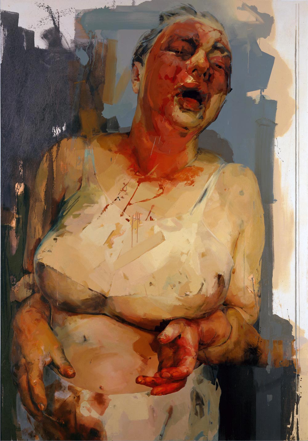 Jenny Saville, Pause, 2002-2003, Oil on canvas