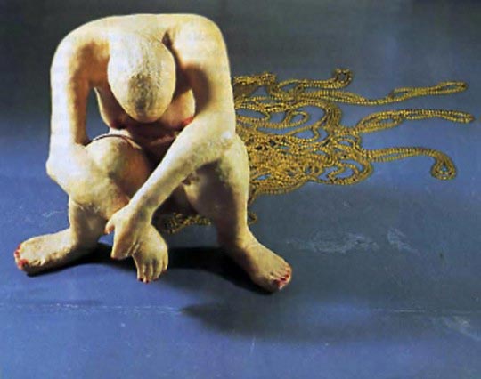 Kiki Smith, Pee body, 1992 ©