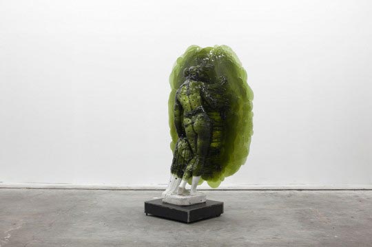 Nick Van Woert, Lady Lady, 2011, statue en fibre de verre, polyuréthane, acier © Nick Van Woert