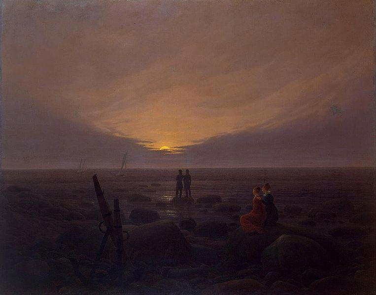 Caspar David Friedrich, Crépuscule au bord de mer