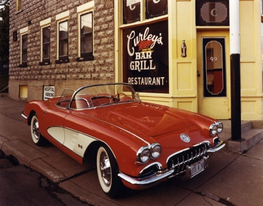 Bruce Wrighton, Corvette Curley's Bar & Grill Johnson City, NY, 1958, c.1987 20 x 24" c-print, Edition 20