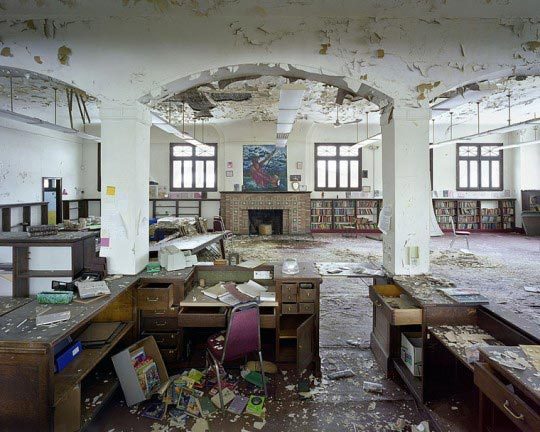 St Christopher House, ex-Public Library, © Yves Marchand et Romain Meffre, The Ruins Of Detroit