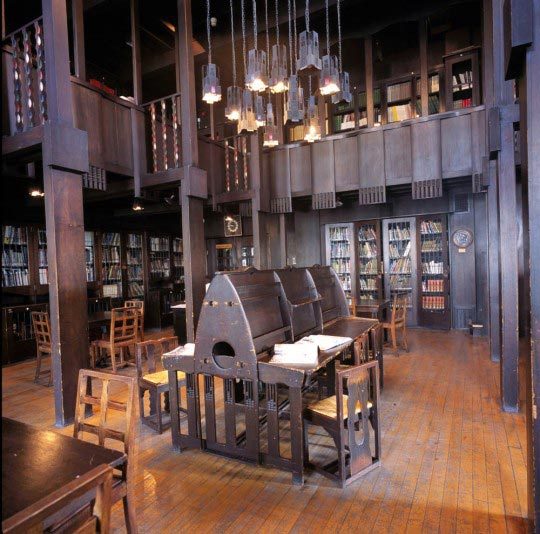 Charles Rennie Mackintosh, Glasgow School of Art Library, 1909, Glasgow City Council, Glasgow Museums