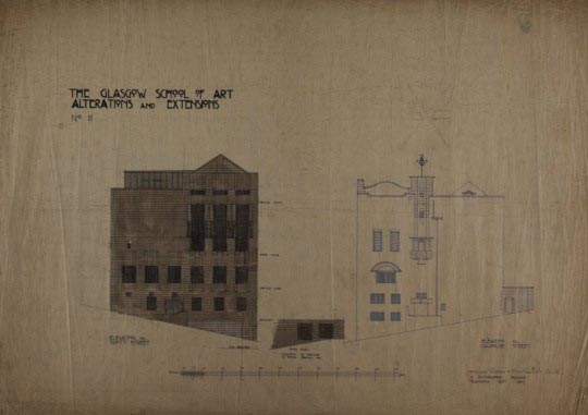 Charles Rennie Mackintosh, The Glasgow School of Art in Garnethill, Greater Glasgow and Clyde Valley Tourist Board