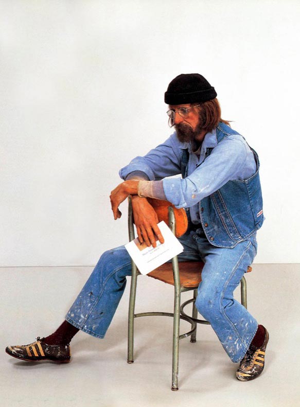 Duane Hanson, Seated Artist, 1971 