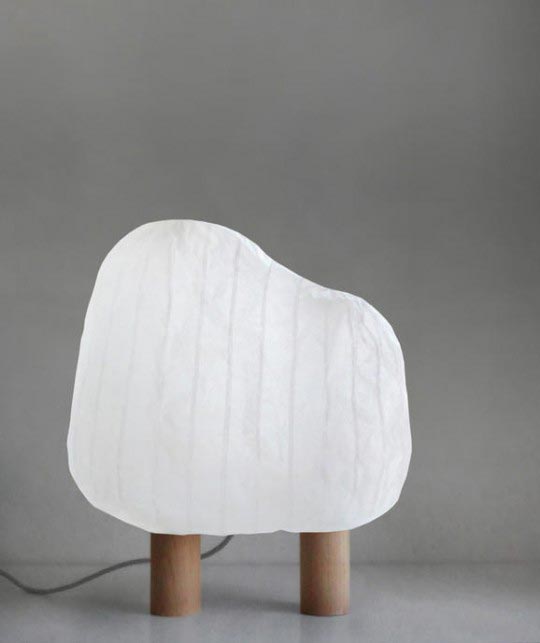 Ionna Vautrin, Forêt Illuminée, lampe pour Super-ette, 2011, bois et papier