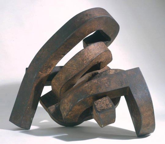 Eduardo Chillida, Modulation de l'espace I, fer, 54,6 x 69,8 x 40 cm, Tate Gallery, Londres (1963).