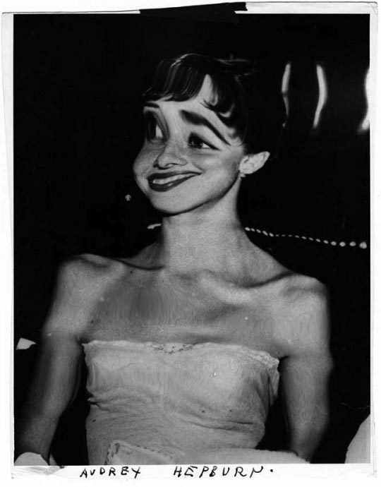 Weegee, Audrey Hepburn