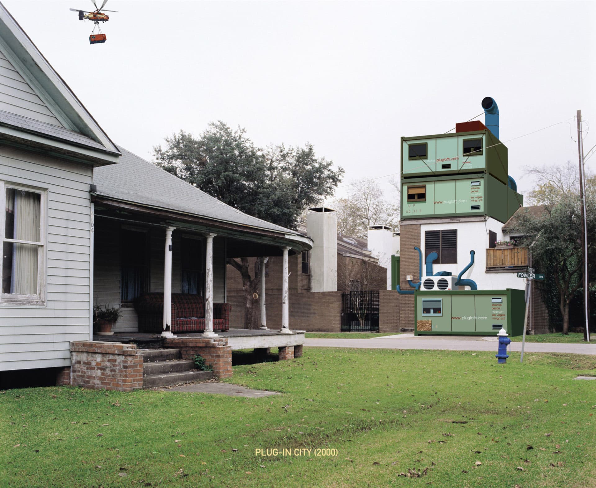 Alain Bublex, Green Houston, 2005