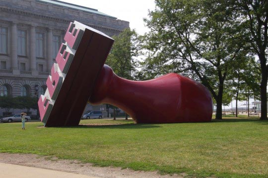 Claes Oldenburg, Free Stamp, 1991