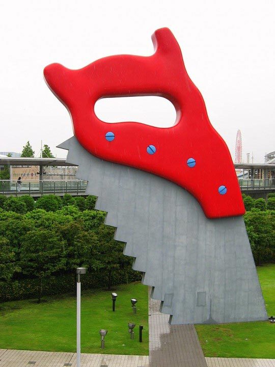 Claes Oldenburg, Saw, Sawing, 1996