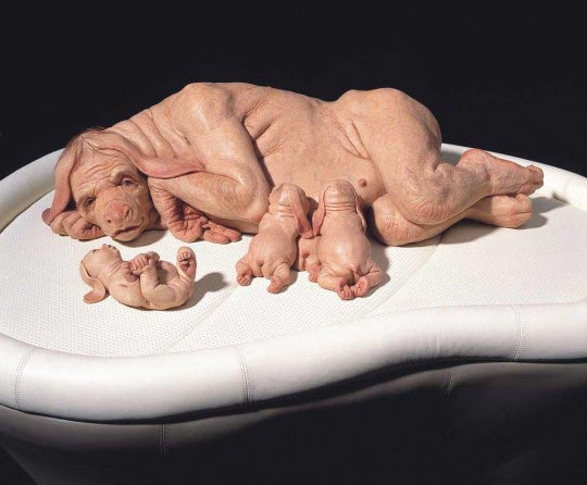 Patricia Piccinini, The Young Family, 2002-2003