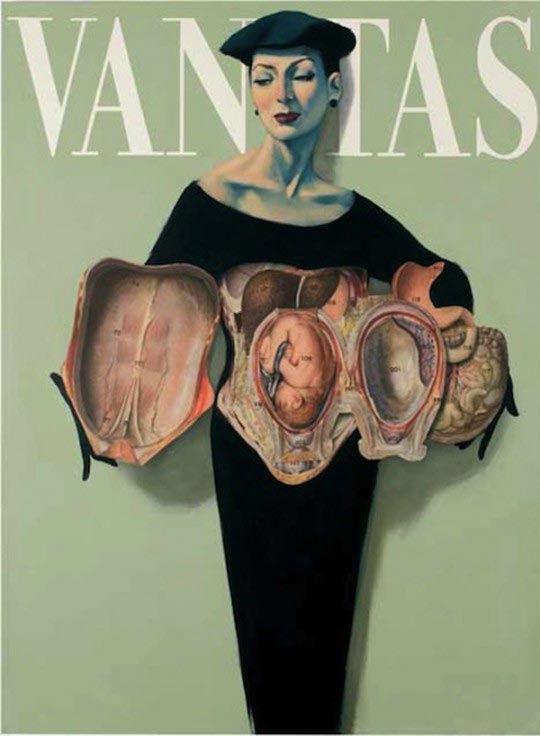Fernando Vicente, Maternidad, acrylique sur toile, 132x97cm 