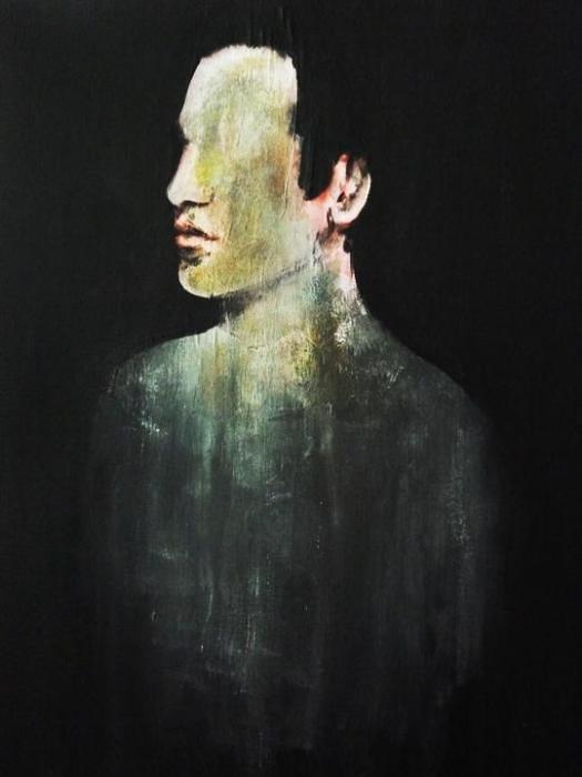 Carole BrémaudCarole Brémaud, Portrait d'un jeune homme, 40-70cm, acrylique ©