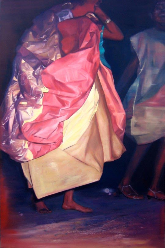 Bruxaria, 2011, huile sur toile, 194 x 130 cm Juliano Caldeira