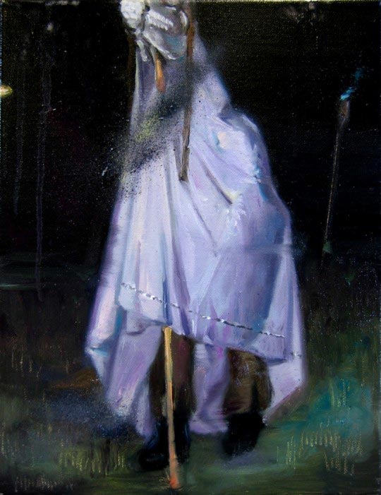 Bruxo, 2011, huile sur toile, 23 x 27 cm Juliano Caldeira