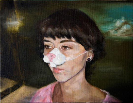 Réflexion, 2009, huile sur toile, 29 x 35 cm Juliano Caldeira