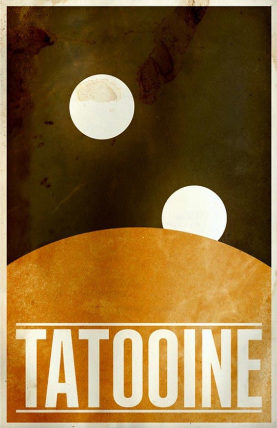 Justin Van Genderen, Tatooine, Star Wars, 2046design