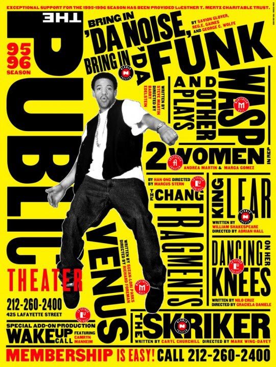  Paula Scher, Public Theater