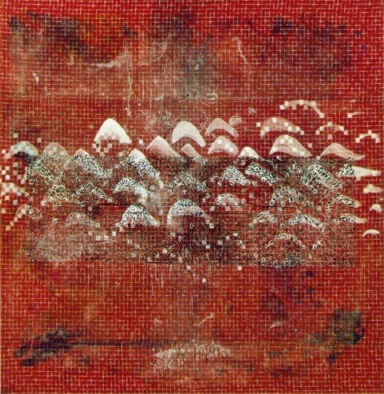 Magnetic Landscape, 1982  Sigmar Polke