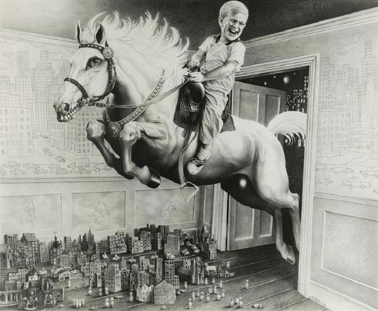 Laurie Lipton, The Fourtf Horsie of The Apocalypse 1980