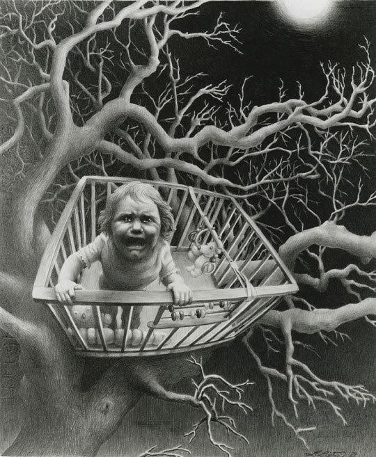 Laurie Lipton, When The Bough Breaks, 1989