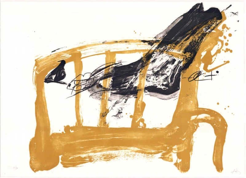 Antoni Tàpies, Variations II : Chaise et pied