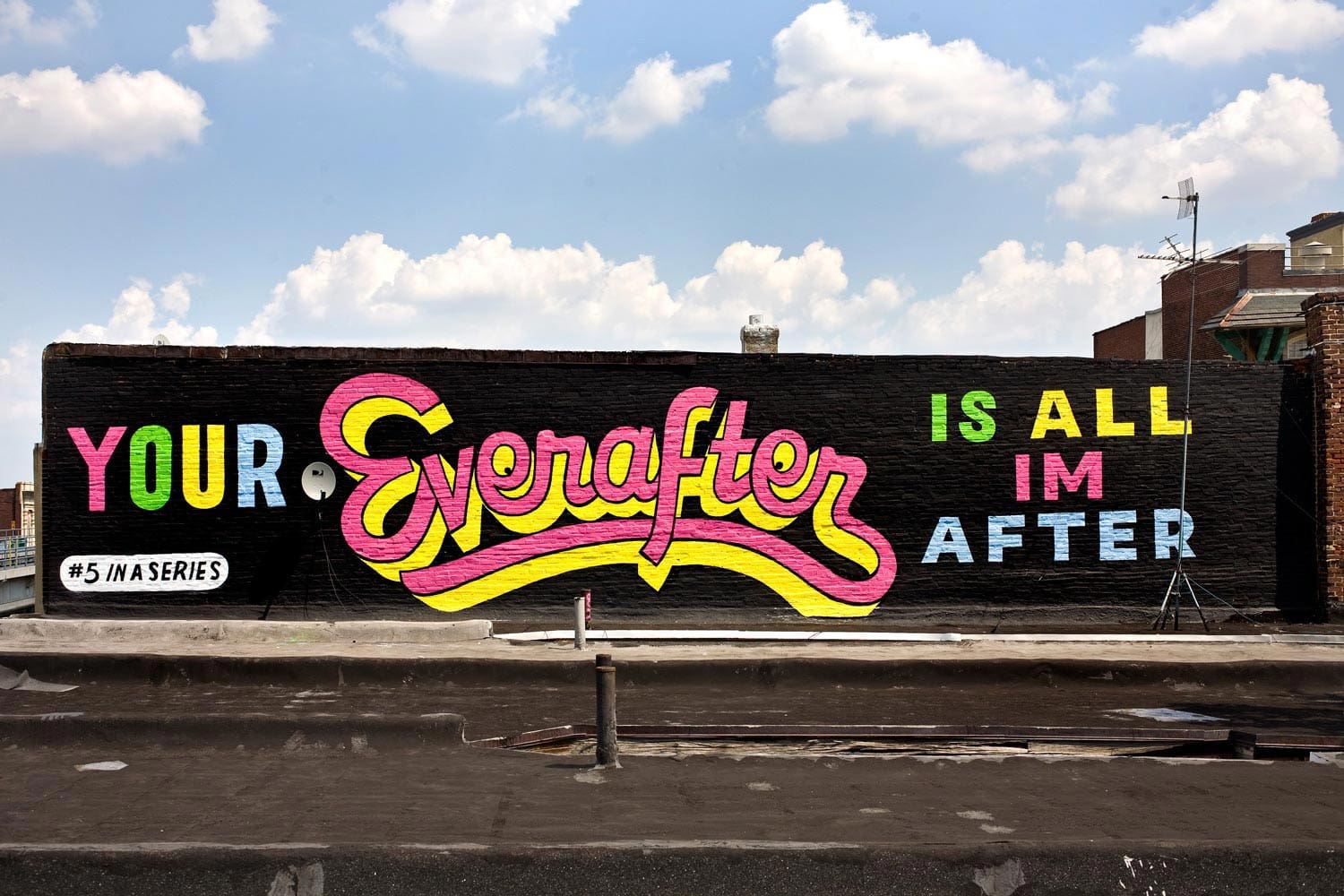 Stephen Powers, Everafter, A Love Letter For You, City of Philadelphia Mural Arts Program