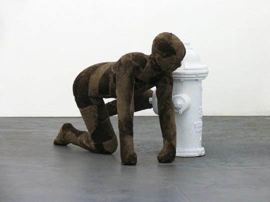Mark Jenkins, One Leg Up, 2010, Car Michael Gallery
