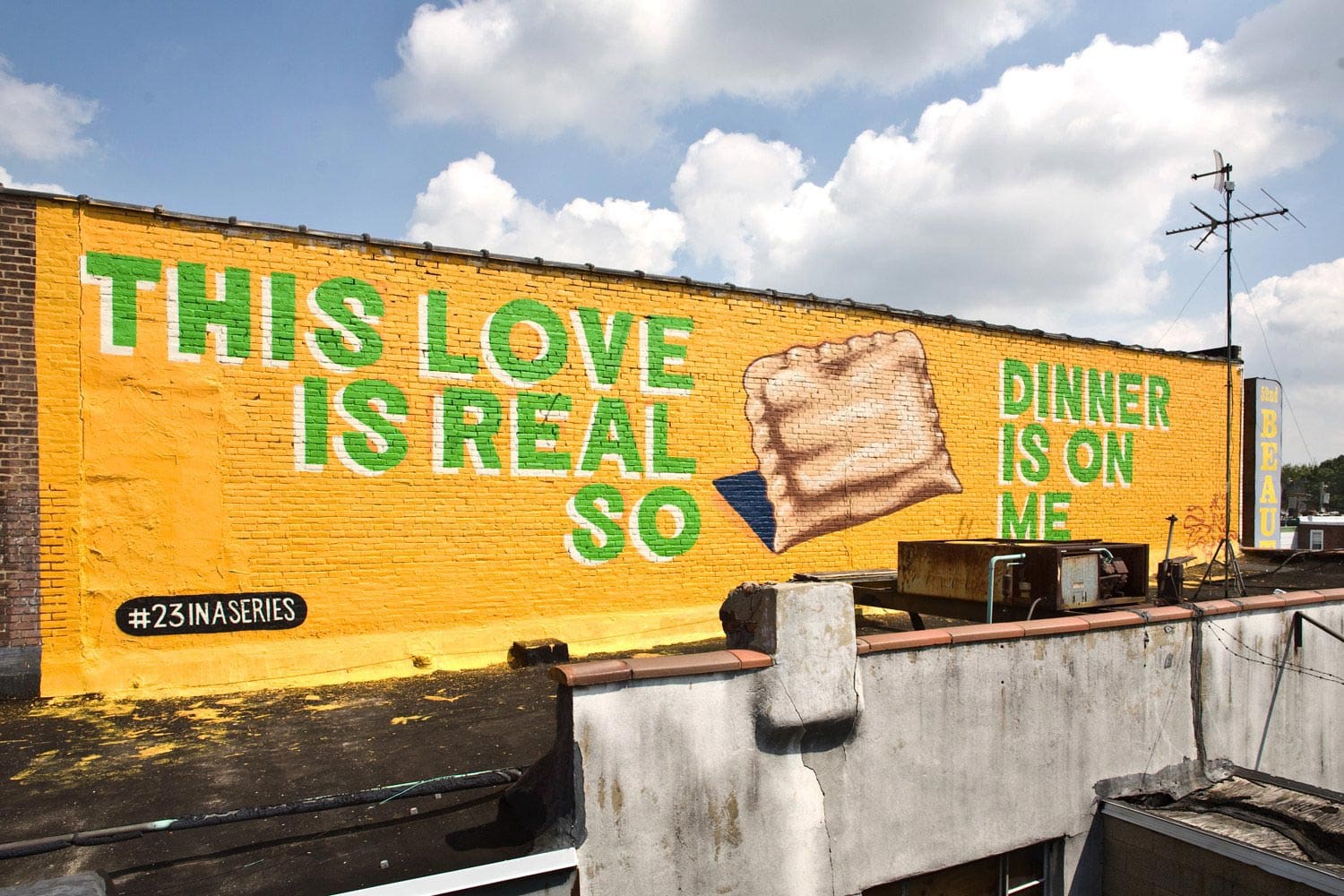 Stephen Powers, This love is real, A Love Letter For You, City of Philadelphia Mural Arts Program