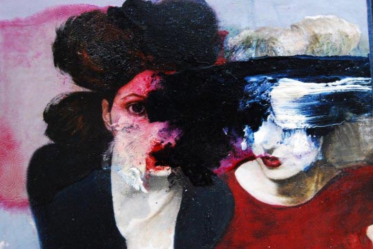 Tom Baker, Liquid N° 6, huile sur toile, 33 x 24 cm, 2010 