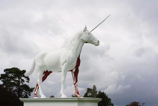 Damien Hirst, image de l'exposition Beyond limits at Chatsworth House 